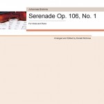 Brahms Serenade Viola McInnes Color Score