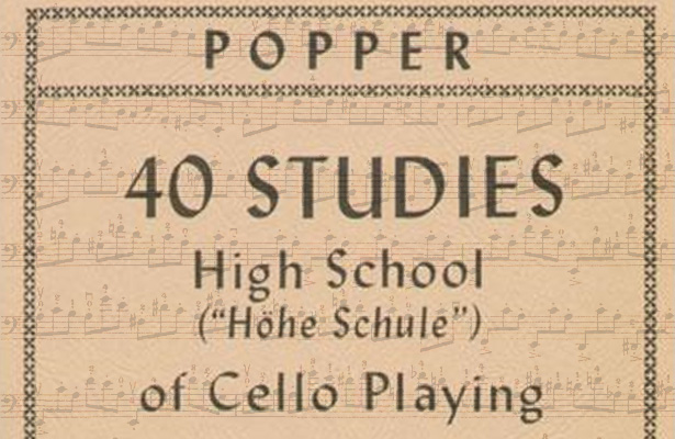 Popper Etudes Cello Repertoire
