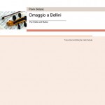 Despalj Omaggio Cello and Guitar Despalj Score