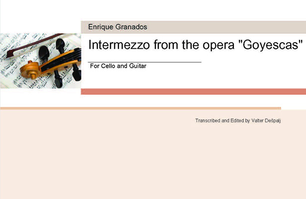 Granados Intermezzo Cello Despalj Featured